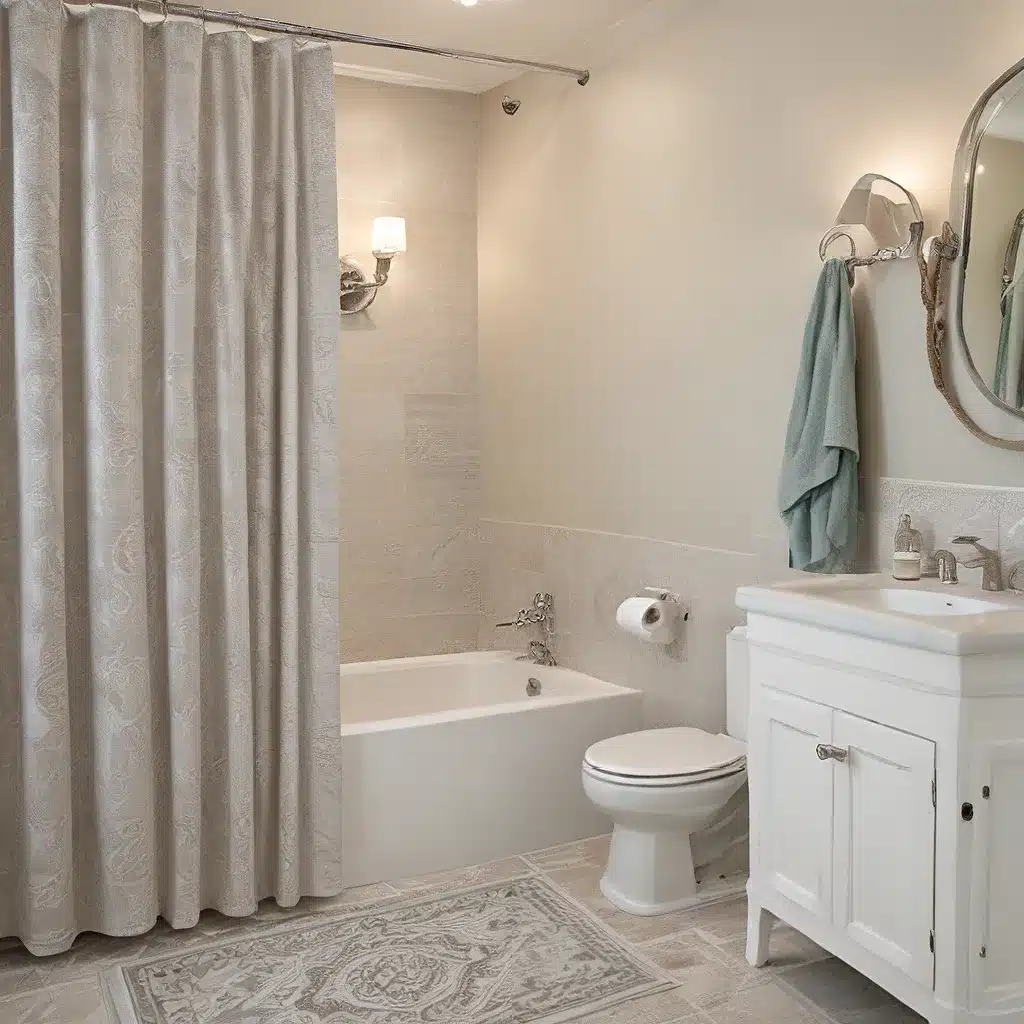 Shower Curtains and Carpets: Coordinating for a Cohesive Look